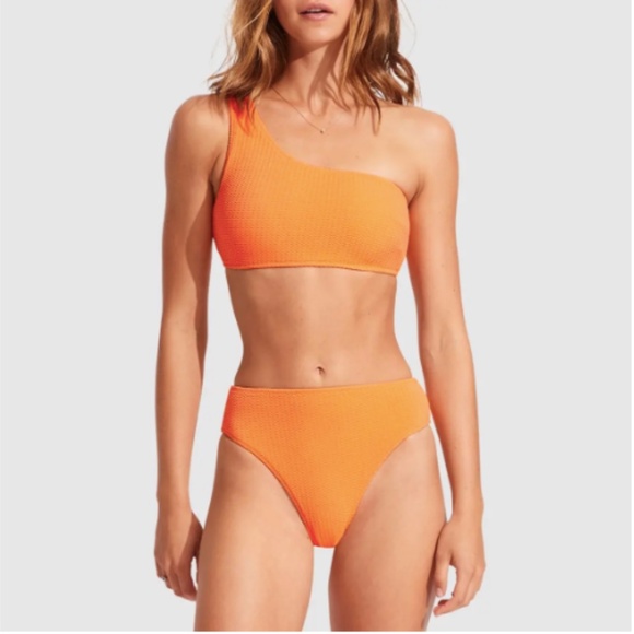 NWT SEAFOLLY Tango SeaDive High Rise Brief - size 12 - Picture 3 of 3